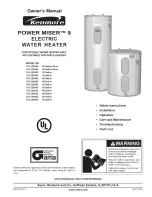 Preview for 1 page of Kenmore 153.329264 38 GALLON SHORT Owner'S Manual