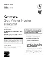 Kenmore 153.330250 Use & Care Manual предпросмотр