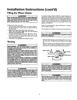 Предварительный просмотр 13 страницы Kenmore 153.330401 Owner'S Manual