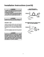 Предварительный просмотр 15 страницы Kenmore 153.330401 Owner'S Manual