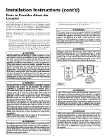 Preview for 9 page of Kenmore 153.330402 Owner'S Manual