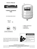 Предварительный просмотр 1 страницы Kenmore 153.331020 Owner'S Manual