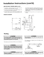 Preview for 16 page of Kenmore 153.335816 Owner'S Manual