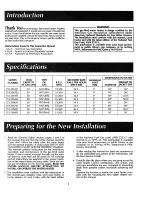 Preview for 5 page of Kenmore 153.336431 Owner'S Manual