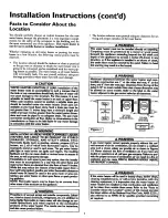 Предварительный просмотр 9 страницы Kenmore 153.337162 Owner'S Manual