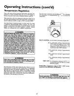 Предварительный просмотр 19 страницы Kenmore 153.337162 Owner'S Manual