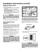 Предварительный просмотр 10 страницы Kenmore 153321510HT Owner'S Manual