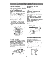 Preview for 13 page of Kenmore 15461 Owner'S Manual