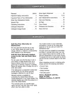 Preview for 2 page of Kenmore 16569 Owner'S Manual