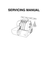 Kenmore 16677 - Serger Sewing Machine Servicing Manual preview