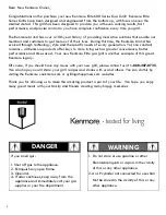 Preview for 2 page of Kenmore 1900752 Manual