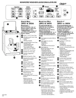 Предварительный просмотр 1 страницы Kenmore 20052 Owner'S Manual