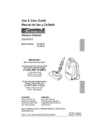 Preview for 1 page of Kenmore 2029914 - Canister Vacuum Use And Care Manual