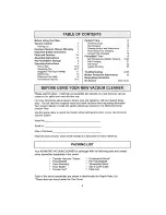 Preview for 2 page of Kenmore 2029914 - Canister Vacuum Use And Care Manual