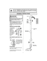 Preview for 7 page of Kenmore 2029914 - Canister Vacuum Use And Care Manual