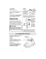 Preview for 8 page of Kenmore 2029914 - Canister Vacuum Use And Care Manual