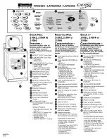 Preview for 1 page of Kenmore 21062 Quick Manual