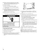 Предварительный просмотр 14 страницы Kenmore 2185827 Use & Care Manual