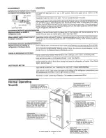 Предварительный просмотр 11 страницы Kenmore 218621400A Owner'S Manual