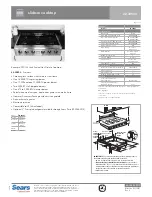 Kenmore 22-30503 Specifications preview