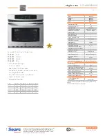 Preview for 1 page of Kenmore 22-48832 Specifications