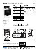 Kenmore 22-70290 Specification предпросмотр