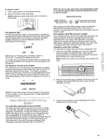 Preview for 13 page of Kenmore 2206128 Use & Care Manual