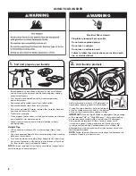 Preview for 8 page of Kenmore 22102 Series Use & Care Manual