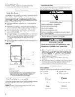 Предварительный просмотр 6 страницы Kenmore 2217402A Use & Care Manual