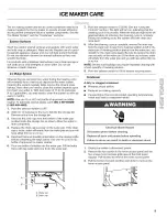 Preview for 9 page of Kenmore 2217402A Use & Care Manual