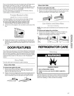 Preview for 17 page of Kenmore 2220693 Use & Care Manual