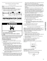 Preview for 17 page of Kenmore 2220694 Use & Care Manual