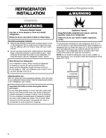 Предварительный просмотр 4 страницы Kenmore 2220695 Use & Care Manual