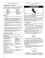 Предварительный просмотр 10 страницы Kenmore 2220695 Use & Care Manual