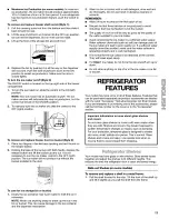 Предварительный просмотр 13 страницы Kenmore 2220695 Use & Care Manual