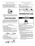 Предварительный просмотр 16 страницы Kenmore 2220695 Use & Care Manual