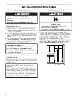 Предварительный просмотр 4 страницы Kenmore 2318590 Use & Care Manual