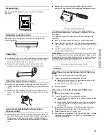 Предварительный просмотр 19 страницы Kenmore 2318590 Use & Care Manual