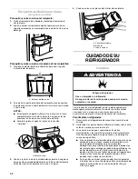 Предварительный просмотр 44 страницы Kenmore 2318590 Use & Care Manual