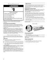 Preview for 6 page of Kenmore 2318604B Use & Care Manual