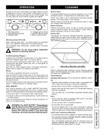 Preview for 3 page of Kenmore 233.51303200 Use & Care / Installation Manual