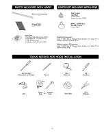 Preview for 4 page of Kenmore 233.51303200 Use & Care / Installation Manual