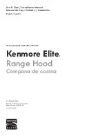 Preview for 1 page of Kenmore 233.51403 Use & Care / Installation Manual