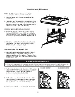 Preview for 14 page of Kenmore 233.51403 Use & Care / Installation Manual