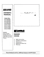 Kenmore 233.52052 Owner'S Manual preview