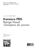 Kenmore 233.56033, 233.56043 Use And Care/Installation Manual preview