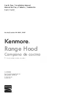 Kenmore 233.5992 Series Use & Care / Installation Manual предпросмотр