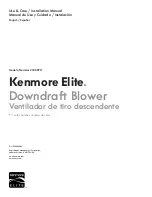 Preview for 1 page of Kenmore 233.5996 Series Installation Manual