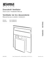 Предварительный просмотр 1 страницы Kenmore 233.59960400 Use & Care / Installation Manual