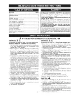 Preview for 2 page of Kenmore 2335994090 Use & Care Manual
